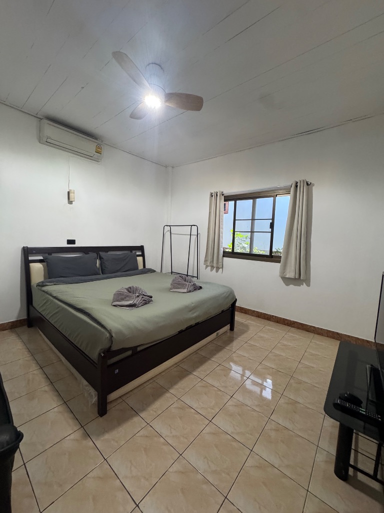 Bedroom with king bed