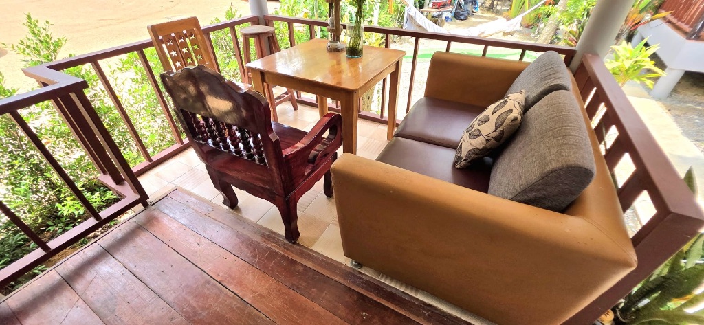 Terrace with seating